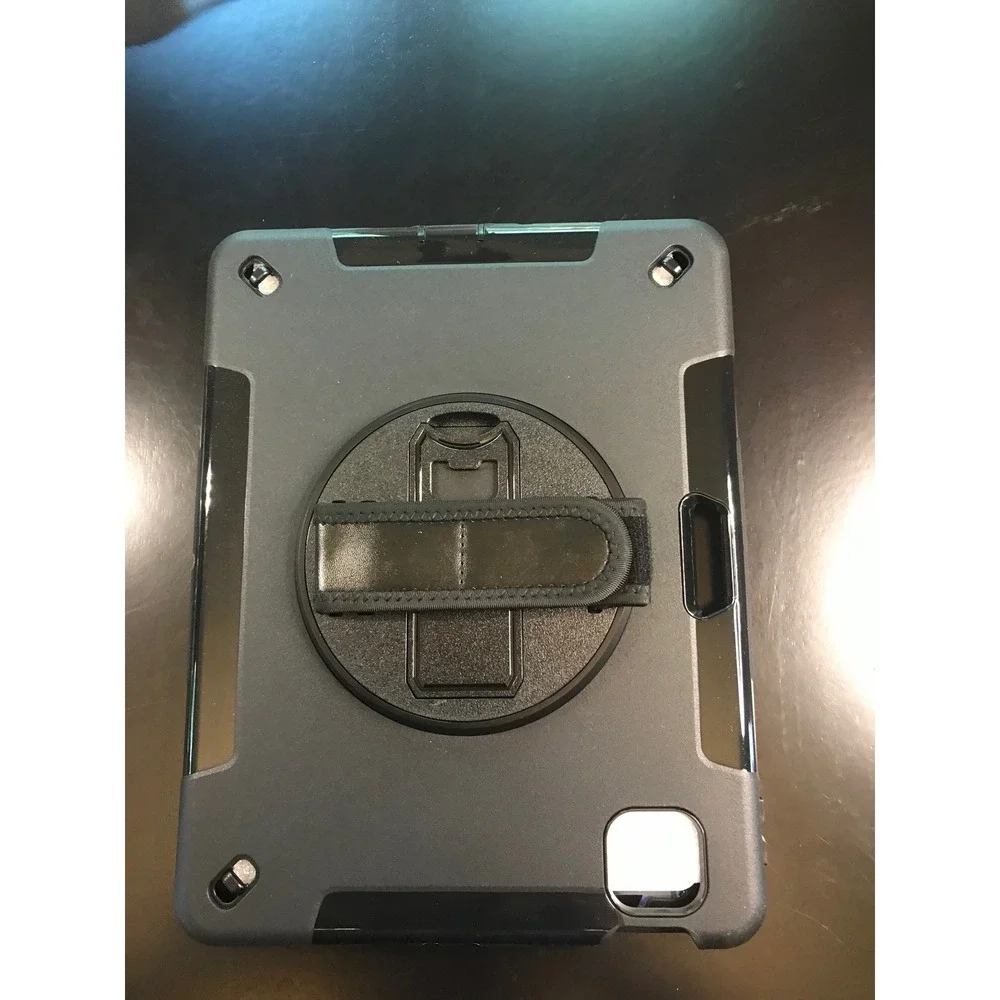 SUPFIVES iPad Air 11‎ Case M2 2024 Rugged Heavy Duty 360 Rotation Stand Black